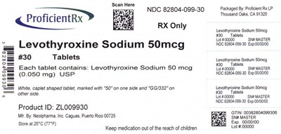 82804-099-30 - Levo 50 mcg 1000s